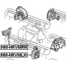 HM-HRVMLH FEBEST Подвеска, двигатель