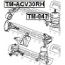 TM-ACV30RH FEBEST Подвеска, двигатель