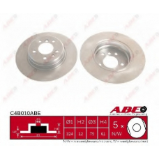 C4B010ABE ABE Тормозной диск