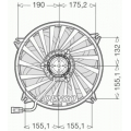 DER07005 DENSO Вентилятор, охлаждение двигателя