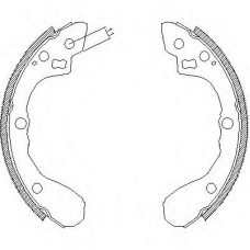Z4060.00 WOKING Комплект тормозных колодок