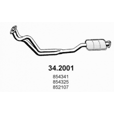 34.2001 ASSO Предглушитель выхлопных газов