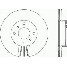 BDA1885.20 OPEN PARTS Тормозной диск