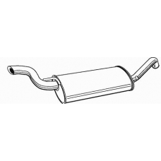 619890 FONOS Глушитель выхлопных газов конечный