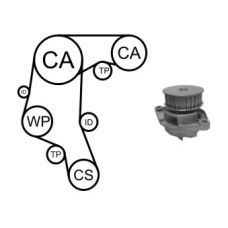 WPK-199002 AIRTEX Водяной насос + комплект зубчатого ремня