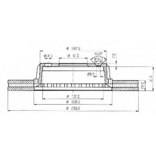 BDC3451 QUINTON HAZELL Тормозной диск