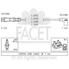 4.9484 FACET Комплект проводов зажигания