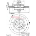 25047 METZGER Тормозной диск