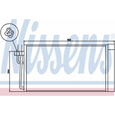94612 NISSENS Конденсатор, кондиционер