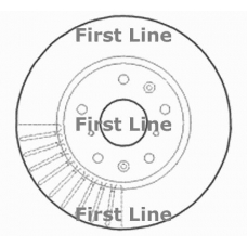 FBD1686 FIRST LINE Тормозной диск