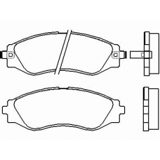 P 10 006 BREMBO Комплект тормозных колодок, дисковый тормоз