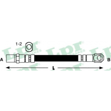 6T47129 LPR Тормозной шланг