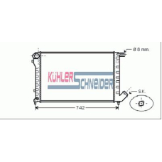 1500321 KUHLER SCHNEIDER Радиатор, охлаждение двигател