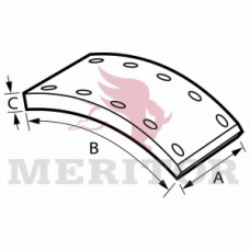 MBLK2370 MERITOR Комплект тормозных башмаков, барабанные тормоза