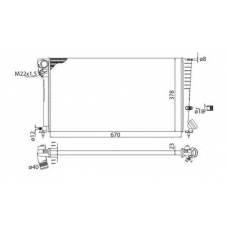 350213118103 MAGNETI MARELLI Радиатор, охлаждение двигателя