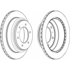 DDF695-1 FERODO Тормозной диск