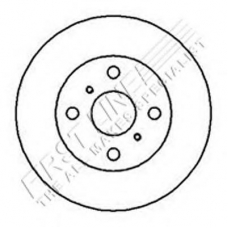 FBD1146 FIRST LINE Тормозной диск