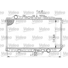 730442 VALEO Радиатор, охлаждение двигателя