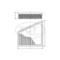 SB 2248 SCT Воздушный фильтр