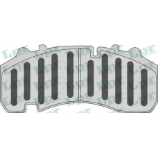 05P1187 LPR Комплект тормозных колодок, дисковый тормоз