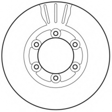 562831BC BENDIX Тормозной диск