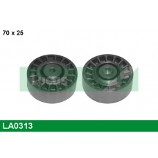 LA0313 TRW Натяжной ролик, поликлиновой  ремень