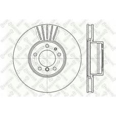 6020-1532V-SX STELLOX Тормозной диск
