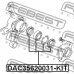DAC35620031-KIT FEBEST Комплект подшипника ступицы колеса