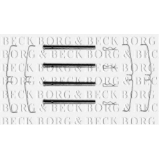 BBK1068 BORG & BECK Комплектующие, колодки дискового тормоза