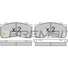 BP7321 BREMSI Комплект тормозных колодок, дисковый тормоз