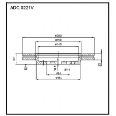 ADC 0221V Allied Nippon Гидравлические цилиндры