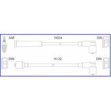 134347 HITACHI Комплект проводов зажигания