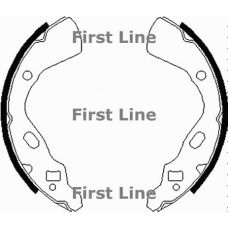 FBS223 FIRST LINE Комплект тормозных колодок