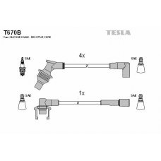 T670B TESLA Комплект проводов зажигания