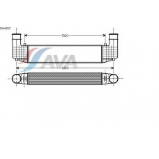 VW4157 AVA Интеркулер