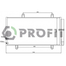 PR 2027C1 PROFIT Конденсатор, кондиционер