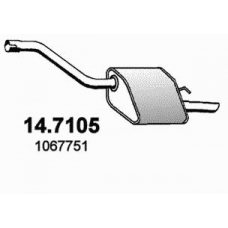 14.7105 ASSO Глушитель выхлопных газов конечный