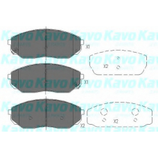 KBP-4014 KAVO PARTS Комплект тормозных колодок, дисковый тормоз