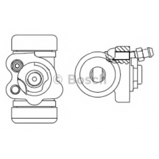 F 026 002 394 BOSCH Колесный тормозной цилиндр