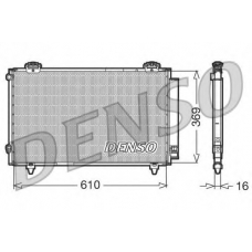 DCN50008 DENSO Конденсатор, кондиционер