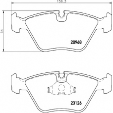 8DB 355 008-971 HELLA PAGID Комплект тормозных колодок, дисковый тормоз