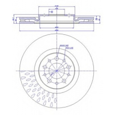 142.1088 CAR Тормозной диск