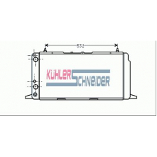 5009801 KUHLER SCHNEIDER Радиатор, охлаждение двигател