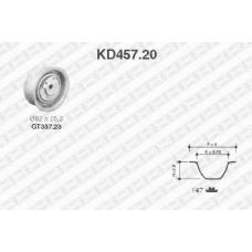 KD457.20 SNR Комплект ремня грм