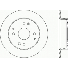 BDA1214.10 OPEN PARTS Тормозной диск