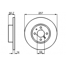 0 986 478 517 BOSCH Тормозной диск