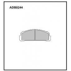 ADB0244 Allied Nippon Тормозные колодки