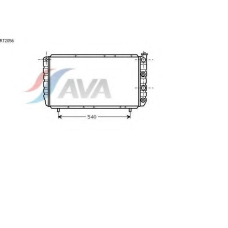 RT2056 AVA Радиатор, охлаждение двигателя