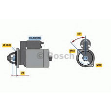 0 986 021 800 BOSCH Стартер