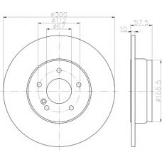 8DD 355 114-212 HELLA PAGID Тормозной диск